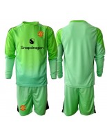 Manchester United Maalivahdin Kolmaspaita Lasten 2025-26 Pitkähihainen (+ shortsit)
